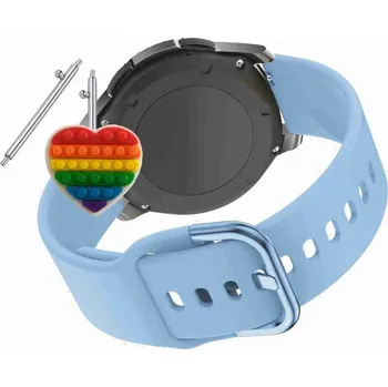 Pouzdro na mobilní telefon Řemínek Řemínek pro Mobvoi TicWatch Pro 3 GPS, Silikonový Modrý Smyčka