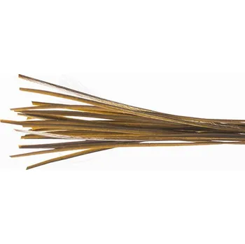 Troutline Hand Selected Stripped Peacock Quill Golden Olive