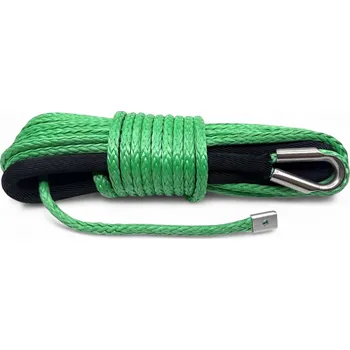 Lano Syntetické lano s očnicí 6mm 15m