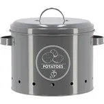 Kovová nádoba na brambory Vintage Grey, 21x28 cm