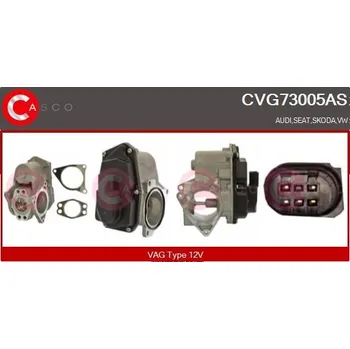 Ventil palivového systému AGR-Ventil CASCO CVG73005AS