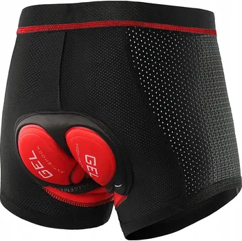 Cyklistické kalhoty KRAŤASY Koanni CYKLISTICKÉ ŠORTKY 3D CYKLISTICKÉ BOXERKY S GELOVOU VLOŽKOU XL