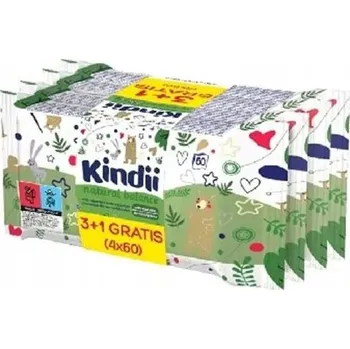 Dětská kosmetika Kindii Natural Balance vlhčené ubrousky pro děti a kojence 3x60 ks