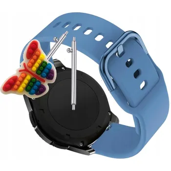 Pouzdro na mobilní telefon Řemínek Řemínek pro Rubicon RNCF18, Silikonový Modrý Smyčka, nastavitelný