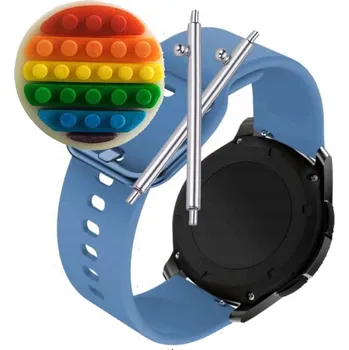 Pouzdro na mobilní telefon Řemínek Řemínek pro Aolon Curve Smart Watch X1, Silikonový Modrý Smyčka