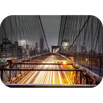 Koupelnová předložka KOUPELNOVÁ PŘEDLOŽKA | RYCHLESCHNOUCÍ VODĚODOLNÁ PROTISKLUZOVÁ 40x60 MĚKKÁ