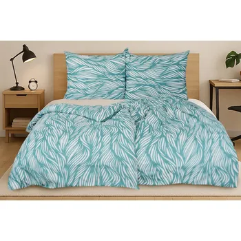 Povlečení Bavlněné povlečení PLUS 4dílné BONITA petrolejové