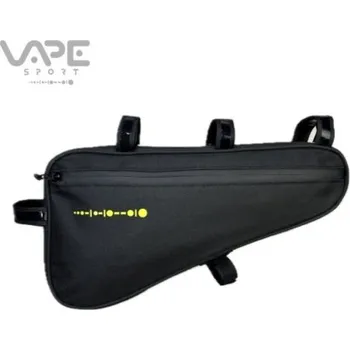 brašna na kolo Rámová brašna VAPE střední trojúhelník Morseo - Černá/neon žlutá, Nosnost 1,4Kg