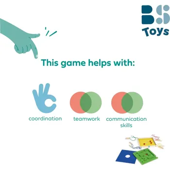 Desková hra Dřevěný labyrint – koordinační hra pro děti