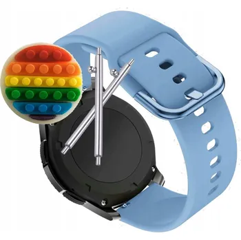 Pouzdro na mobilní telefon Pásek Řemínek pro Garmin Quatix 7 Pro, Silikon Modrý Poutko, nastavitelný