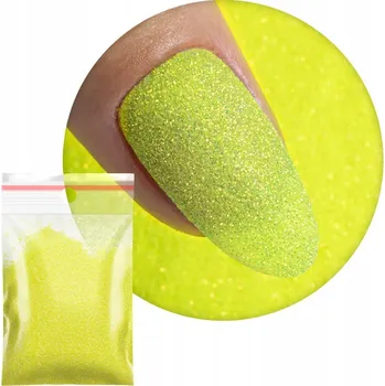 Pyl Ozdoby Na Nechty MOLLYLAC 20g Kosmetický Žlutý Třpyt Č. 06