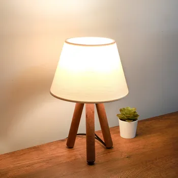 Lampička Stolní lampa Shade I krémová/hnědá
