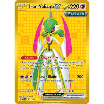 Sběratelská karetní hra Pokémon Iron Valiant ex 261/182 - Paradox Rift