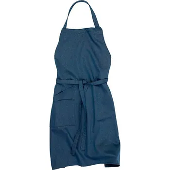 Pracovní zástěra Cg Workwear Gorizia Unisex gastro zástěra 01170-36 Blue Melange 90 x 75 cm