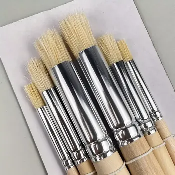 Umělecký štětec Sada tupovacích šablonovacích štětců - 5 ks