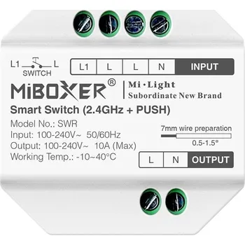 LED páska RF Spínač pro LED svítidla 230V - Mi-Light MiBoxer - - LED Solution - SWR - SWR