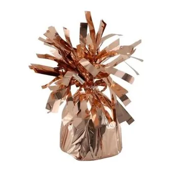 Balónek Závaží fóliové Rose Gold 150g, 62mm