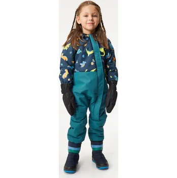 dívčí zimní kombinéza unuo Batolecí zimní kombinéza Polar, Kobaltová, Dinosauři Velikost: 74/80