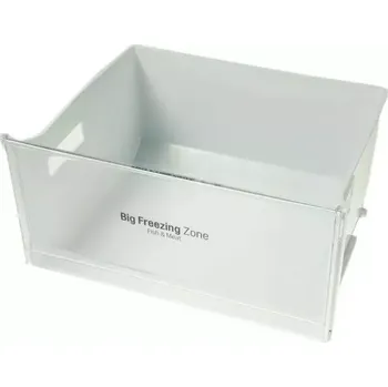 Příslušenství pro lednici ❄️ LG AJP75615002 - Originální prostřední šuplík mrazničky pro chladničky LG, průhledný plastový organizér na mražené potraviny