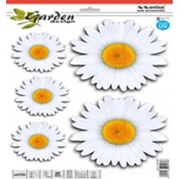 Samolepicí dekorace na vozidlo NÁLEPKA KVĚTINY ZAHRADNÍ SEDMIKRÁSKY AVISA