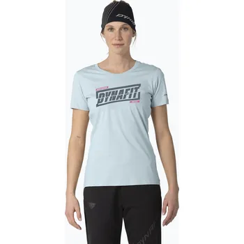Dámské tričko DYNAFIT Graphic Co cloud blue/tabloid