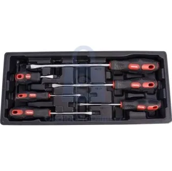 Modul sada šroubováků PL pro dílenský vozík, 7 dílů, STAVTOOL , balení 1 ks