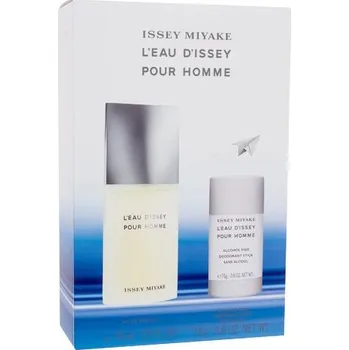 Pánský parfém Issey Miyake L´Eau D´Issey pour Homme Dárková sada EDT 75 ml a deostick L´Eau D´Issey pour Homme 75 ml