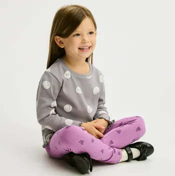 Dívčí tričko Reserved - Tričko z žebrovaného úpletu - tmavě šedá - 418FT-90X - 418FT-90X-86