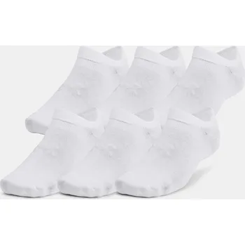 Under Armour Ponožky UA Essential No Show 6pk-WHT - unisex Under Armour bílá 2681136