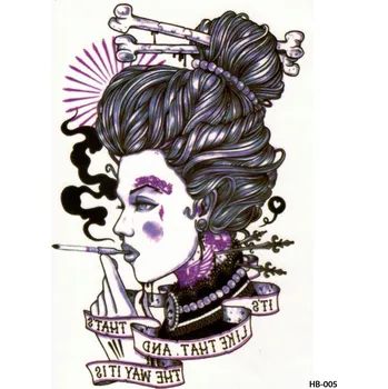 Odstranitelné tetování Dočasné tetování TATTOO 3D SUPER KVALITA, 20x15 cm, dámské