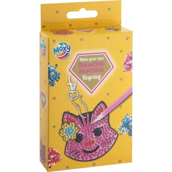 Diamantové malování Grafix diamantové malování – přívěsek kočka