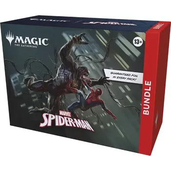 Karetní hra Magic Marvel's Spider-Man Bundle + 9 Play Boosterů, promo karta, Basic Lands, Spindown a box na karty, skladem