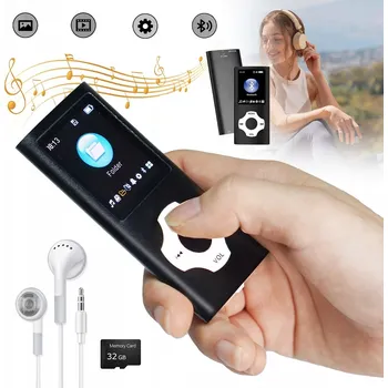 IP kamera BEZZTRÁTOVÝ MP3 PŘEHRÁVAČ 32 GB BLUETOOTH 5.0 PŘENOSNÝ HUDEBNÍ PŘEHRÁVAČ