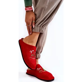 Dámské pantofle Dámské pantofle BIG STAR SHOES BIG STAR SHOES černá | tmavě červená 2017457