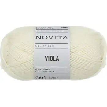 Příze Novita Viola 10 Přírodní bílá (Ponožková příze Viola Naturweiss)