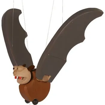 Dřevěný netopýr na zavěšení