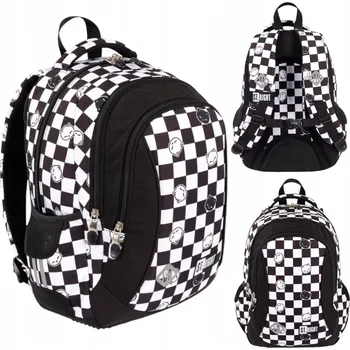 Školní batoh Školní batoh pro mládež St. Right vícekomorový Chess Cats 3-komorový