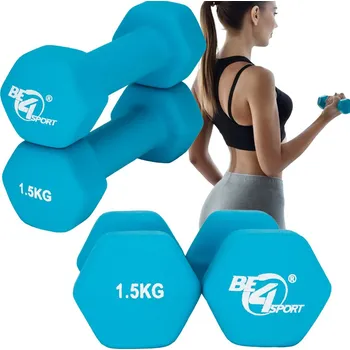 Neoprenové činky Be4Sport 2x 1,5 kg 2 ks