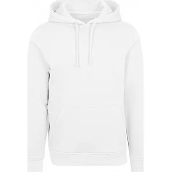Pánská mikina Build Your Brand Ideální mikina na merch s kapucí bez zipu 250 g/m Barva: Bílá, Velikost: S BY084