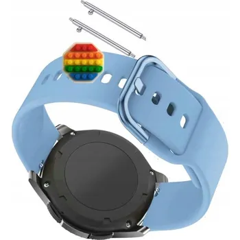 Pouzdro na mobilní telefon Pásek Řemínek pro Rubicon RNCF08, Silikon Modrý Poutko, nastavitelný