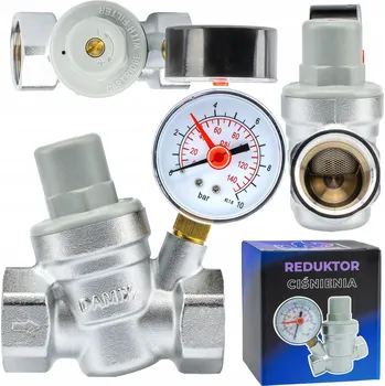 regulátor tlaku vody Redukční ventil tlaku vody s manometrem 1'' DN25 regulátor 1,5-6,5 bar Damix
