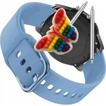 Pouzdro na mobilní telefon Pásek Řemínek pro Suunto 5 Peak, Silikon Modrý Poutko, nastavitelný