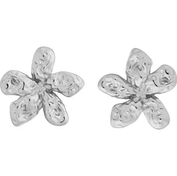 Náušnice franco bene Květinové náušnice - stříbrné | 2169