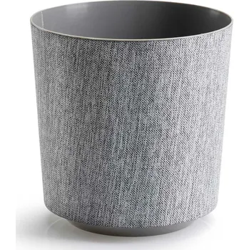 Květináč PLASTOVÝ KVĚTINÁČ ALOE TX 19,5X20 CM ŠEDÁ