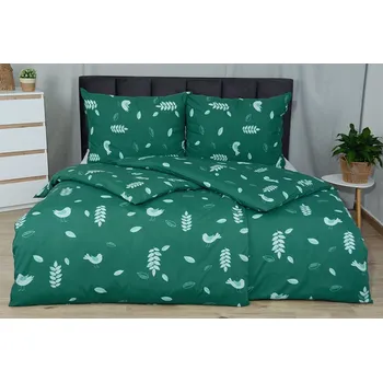 Povlečení Bavlněné povlečení PLUS MADARA zelené