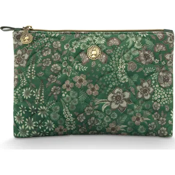 PIP Studio Kosmetická taška plochá Charly Daisy Dreams zelená 24 x 1 x 15.5 cm 51.274.283