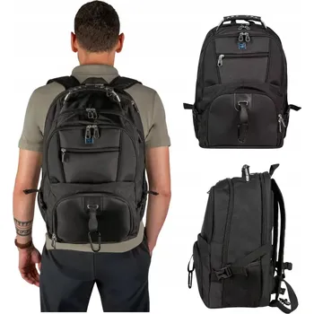 turistický batoh Batoh 46x35x19 do letadla 40L cestovní příruční zavazadlo černý