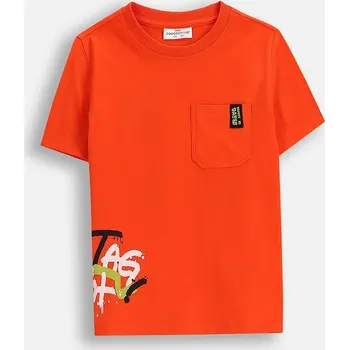 Dětské bavlněné tričko Coccodrillo ZC5143201SBK červená 29X, vel. 116