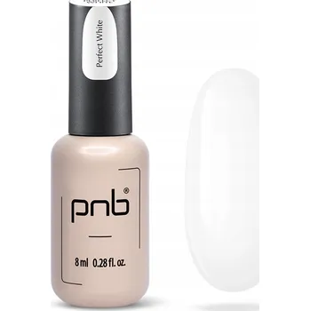 Lak na nehty PNB Gel Polish Hybridní lak Perfect White 8 ml
