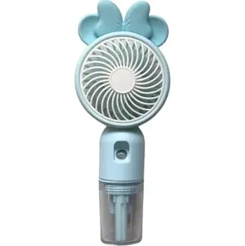 Domácí ventilátor Mini ventilátor s funkcí jemné vodní mlhy SM870C - modrá